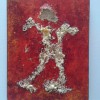 -ein Dachgeschoss wird ausgebaut- 2013  Acryl auf Holz  125 x 100 cm